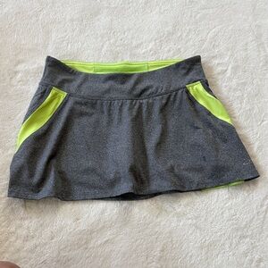 Champion Gray and Neon Green Golf, Pickleball or Tennis Skort